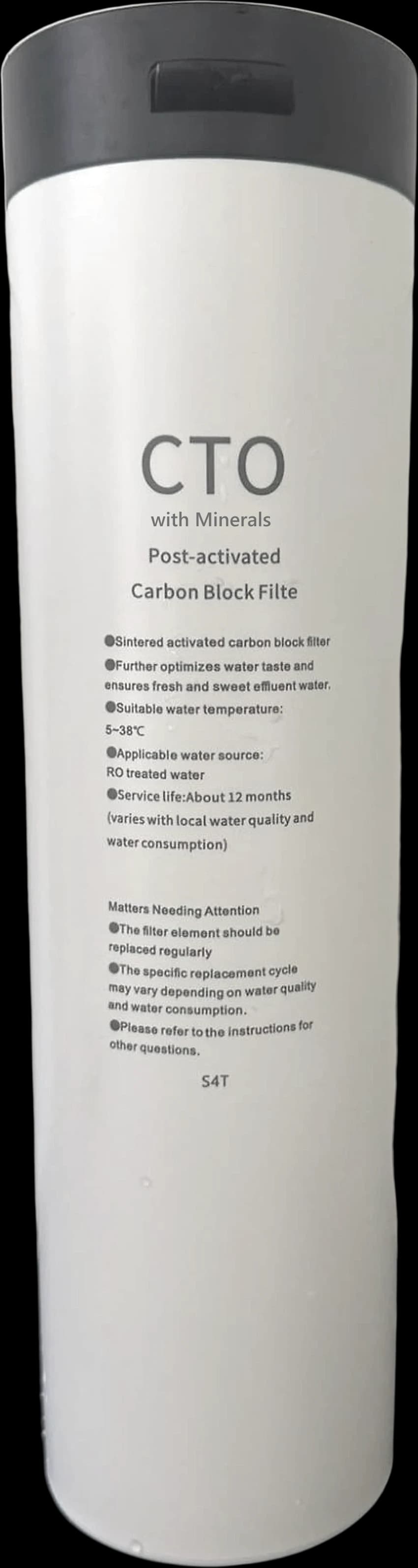 Mineraalfilter voor osmose: CTO-filter met mineralen voor het Water-zuivering osmosesysteem